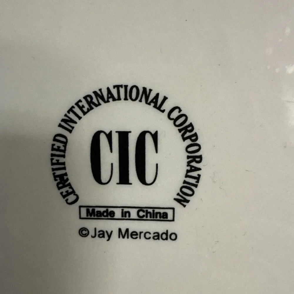 Jay Mercado, Certified International, Salad/Dessert/Fruit‎ Square Plate, 8